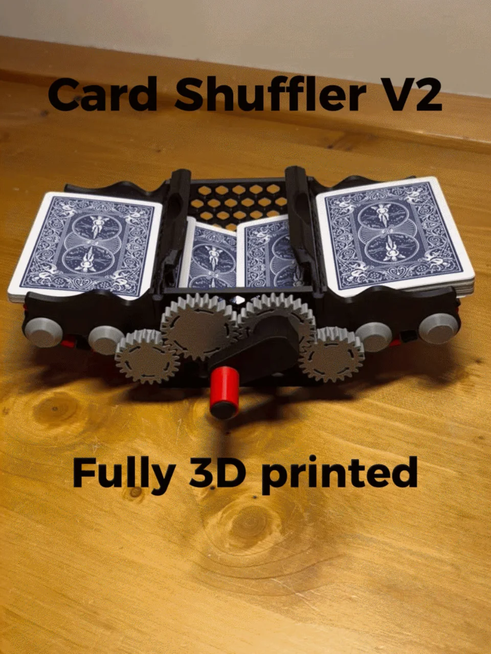 Fully Printable Card Shuffler