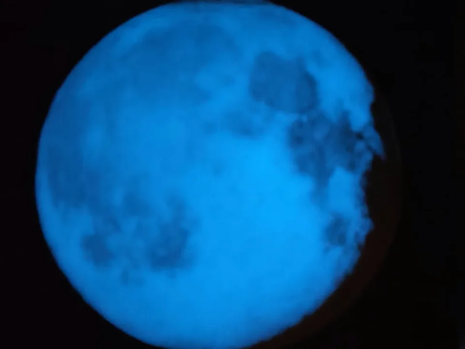 Glow-in-the-Dark Full Moon Art