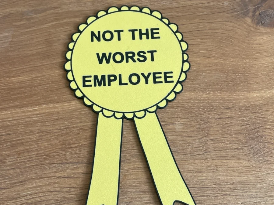 Not the Worst Employee Award
