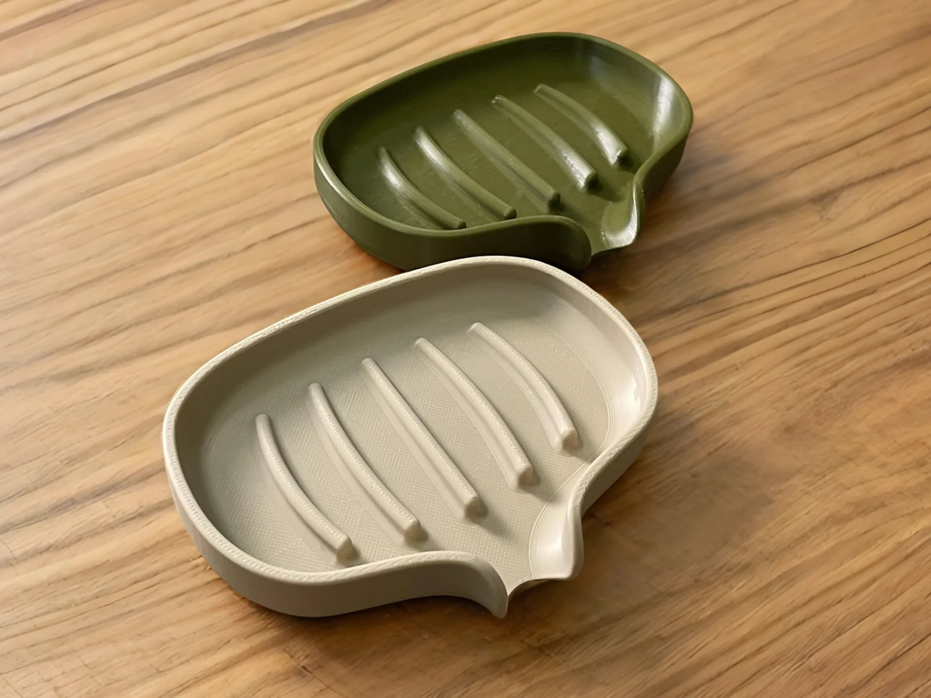Self-Draining Soap Dish