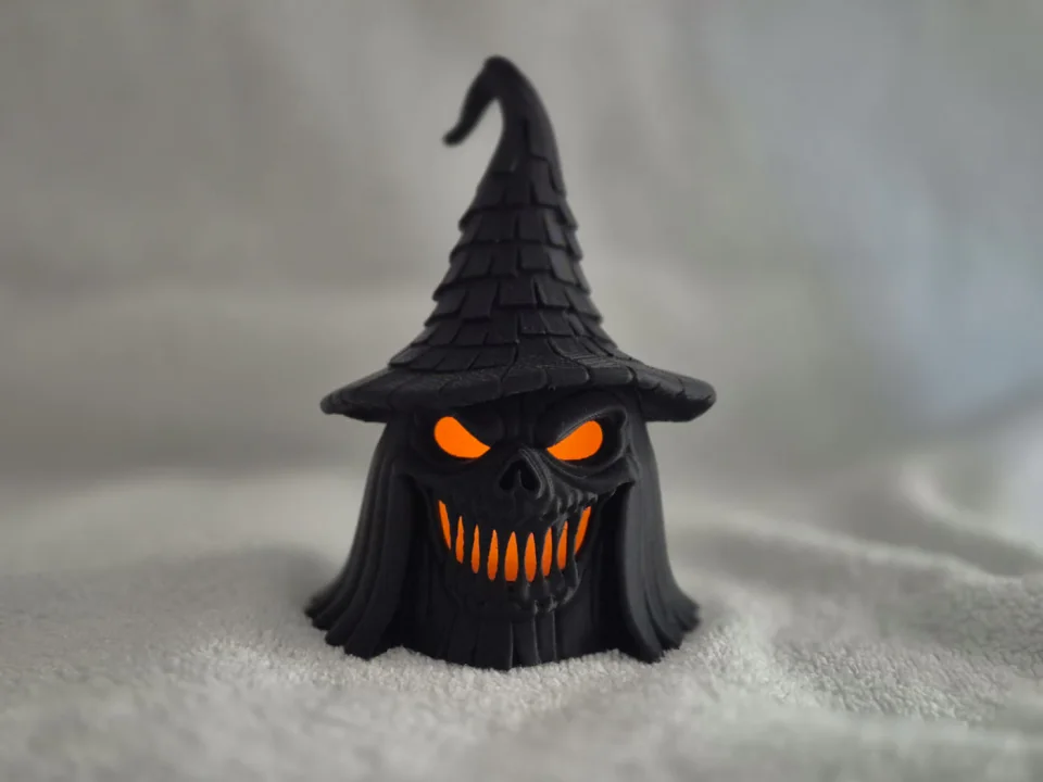 Witch-Hat Skull Lantern